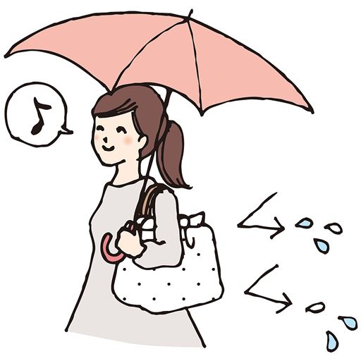 濡らしたくない荷物をパッと包んでガード! エコバッグを忘れた時もサッと出して食材を包めます