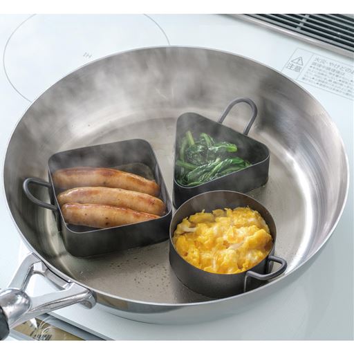 フッ素加工で汚れがつきにくい