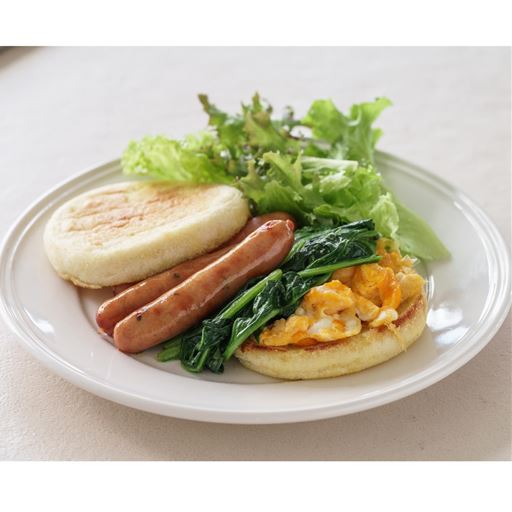 朝食のワンプレートにも◎