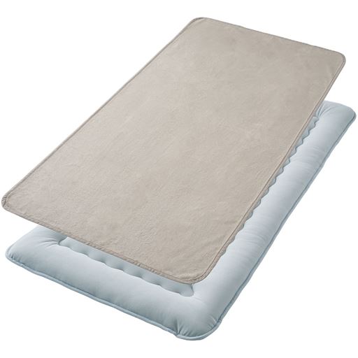 敷き布団の表とシーツ裏の特殊な生地がズレない秘密!