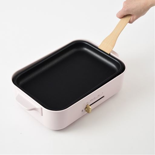 木べらはプレートを外す際にご利用ください。