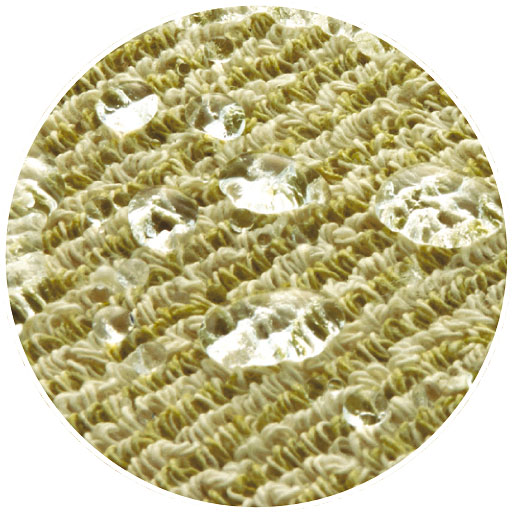 はっ水加工を施してあるのでうっかりこぼしても安心。<br>※グリーンは完売しました。