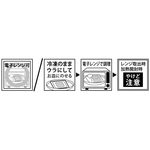 そのまま電子レンジで温め可能