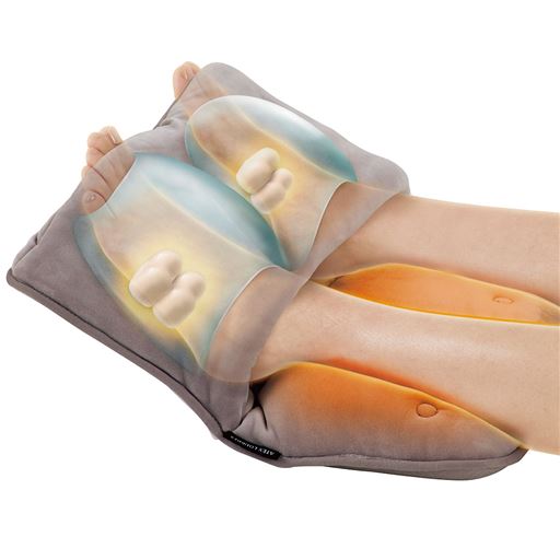 就寝前の「おやすみモード」 足裏を中心に刺激し、心地よくくつろげるモード。 ※イメージ