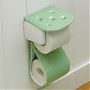 グリーン系 ペーパーホルダーカバー