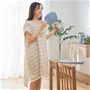 ベージュ<br>サッとかぶるだけで、お風呂上がりはもちろん部屋着としても涼しく快適。