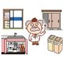 天井裏、床下、倉庫、物置、ゴミ箱周辺、ネズミの通路、侵入口に1～2個