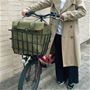 自転車の荷物カゴに