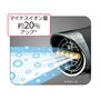 マイナスイオン量約20%アップ※ 中央の5カ所からマイナスイオンが発生。※メーカー従来品(KHDW900)との比較