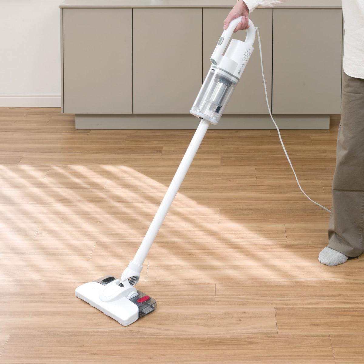 コード式スティッククリーナー水拭きプラス - セシール(cecile)