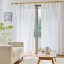 〔形〕光を取り入れるレースカーテン（選べる２柄）
