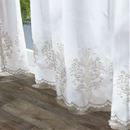 遮像レースカーテン（裾刺繍入り）