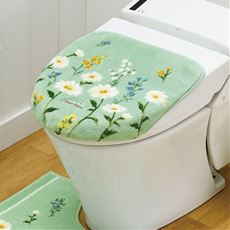 トイレフタカバー(フルールブラン)