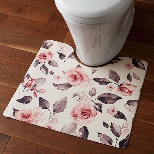 トイレマット(拭ける・PVC)/抗菌防臭・防カビ・防炎