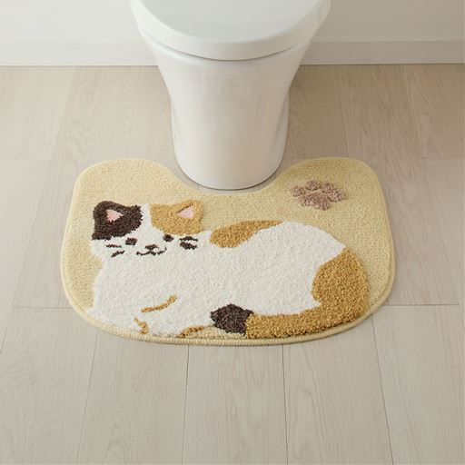 トイレマット みけねこ
