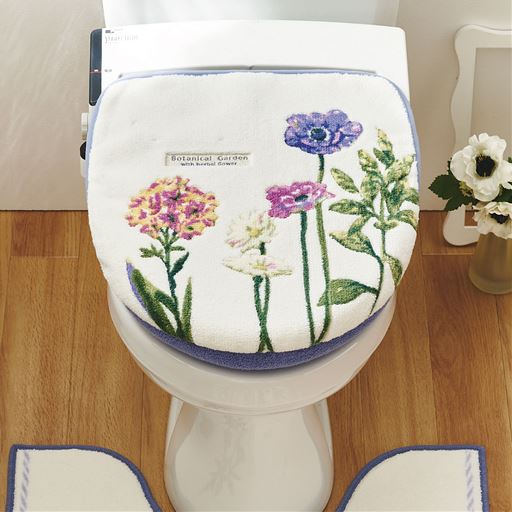トイレフタカバー(ボタニカルガーデン)