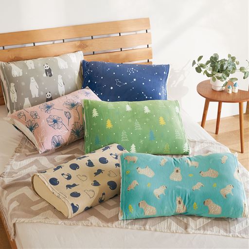 のびのび枕カバー(ベロア素材)