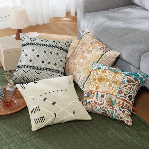 インド綿 クッション