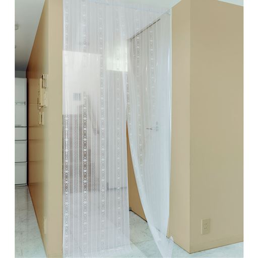 階段や廊下の冷気ガードシート(2枚入)