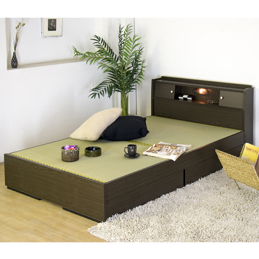 棚 照明 引出付畳ベッド