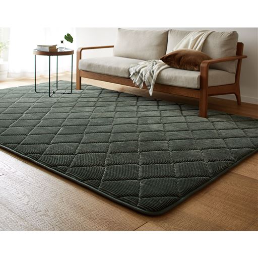 へたりにくい極厚もっちりラグ(グランド)