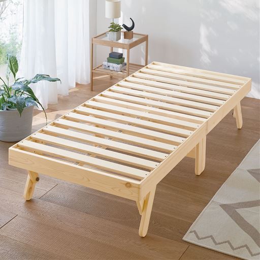 木製折りたたみすのこベッド