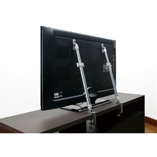 液晶テレビ用耐震固定ポール