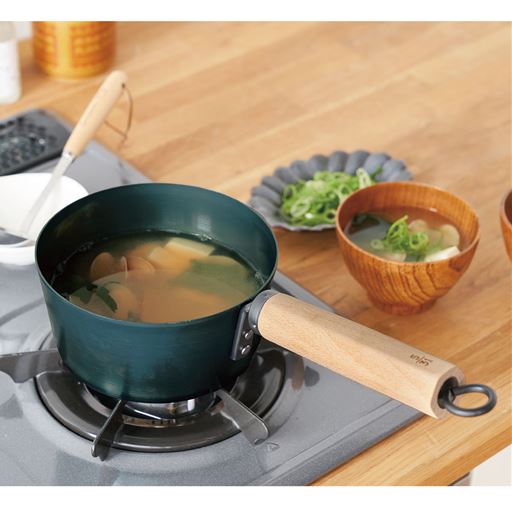 鉄分が摂れるお味噌汁パン(鍋)