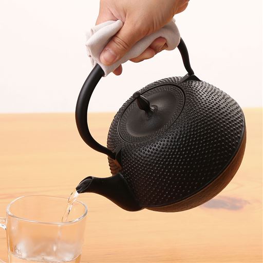 南部鉄器 丸あられ鉄瓶(IH対応)