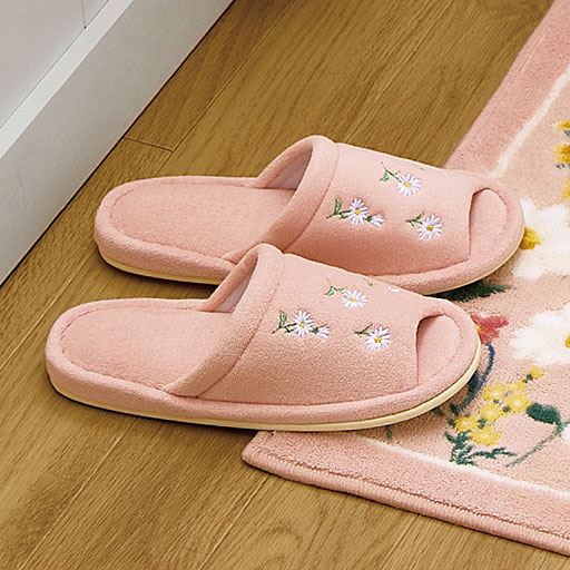 洗えるスリッパ(フルールブラン)