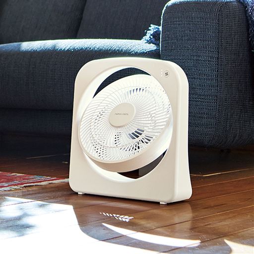 大風量を電源のない場所にも!