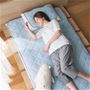 ブルー※商品はパッドシーツです。<br>まるで敷くエアコン!? サラ～っと熱帯夜でも心地いい!