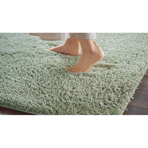 ふわふわで素足でも気持ちいい!(グリーンは販売しておりません)