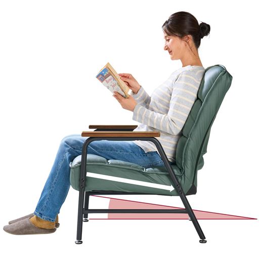 深く座れて腰の安定感が凄い!