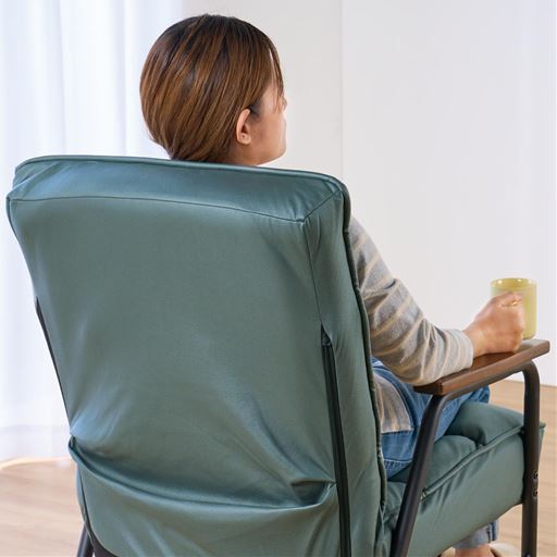 背中の落ち着き感!