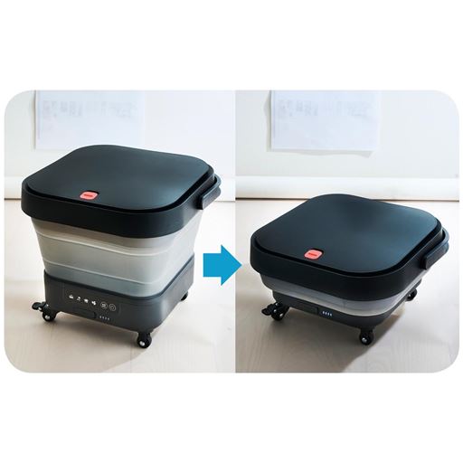 車のわずかなスペースにも収納可能。持ち運べるので釣りやサーフィン、キャンプなど様々なアウトドアシーンにオススメ。