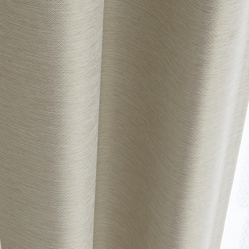 アイボリー ※写真では影になり色は少し濁って見えています。<br>杢感のある色合いで、見る方向によってキラリとした光沢を感じる上品な生地。