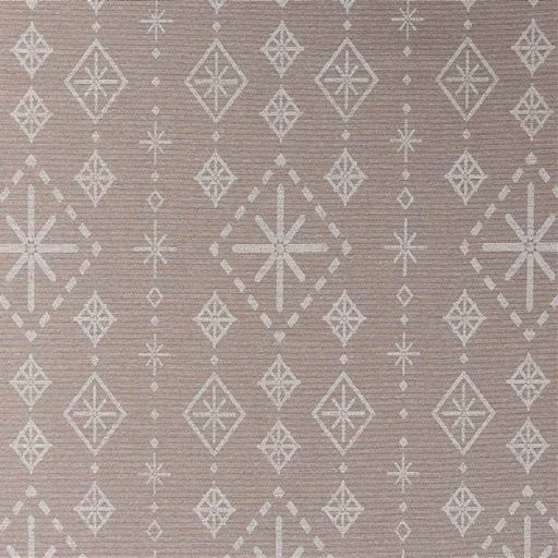 生地拡大(グレージュ)<br>あたたかみのある生地に、結晶のような柄をラッカープリントで表現。