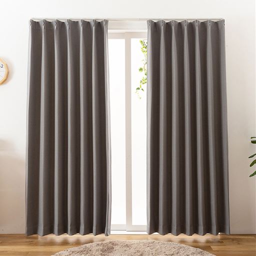 ライトグレー<br>ほどよく光を遮る2級遮光。