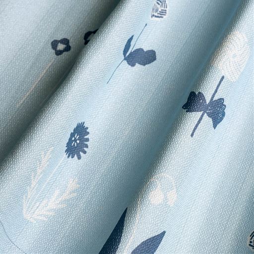 ブルー(十二花譜)<br>生地拡大