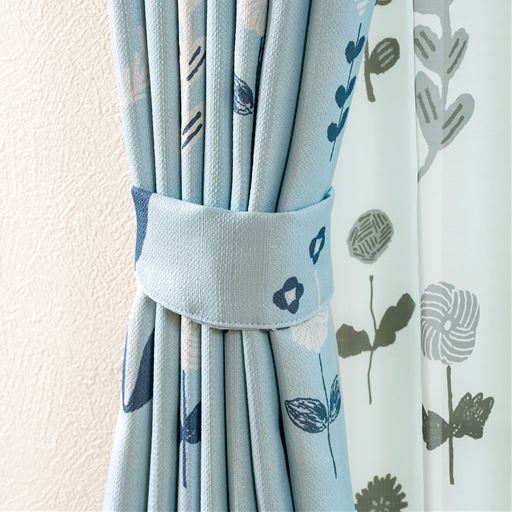 ブルー(十二花譜)<br>タッセル2本付き(1枚物1本付き)