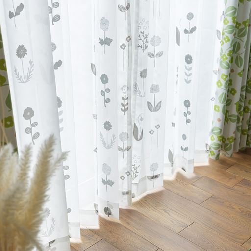 B (十二花譜)<br>手書きならではのゆるやかな柄で、お部屋をやわらかく包み込みます。