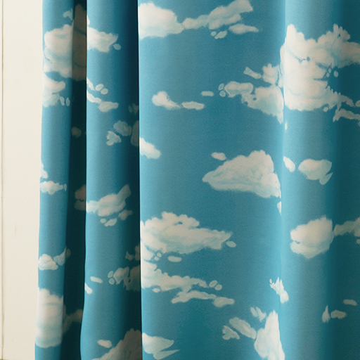 生地拡大<br>ブルー