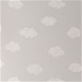 生地拡大(ライトグレー)<br>ところどころかすれた雲柄のデザインが、おしゃれな雰囲気に。