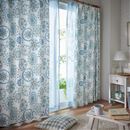 【形状記憶】遮光カーテン（ステッチ刺繍柄）