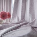 【形状記憶】ダリア柄省エネ１級遮光遮音カーテン