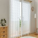 幾何柄ベロアジャカードレースカーテン