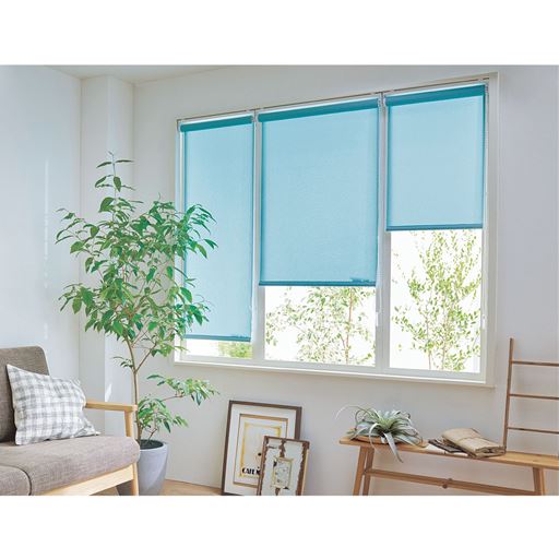 【TOSO】防炎・洗えるロールスクリーン(右チェーン式操作)