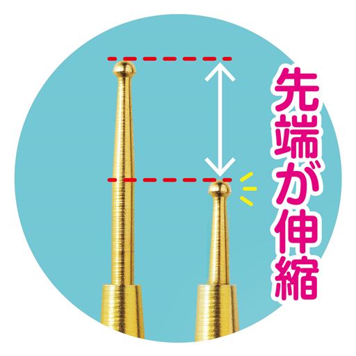 プロの指圧をバネ圧で再現