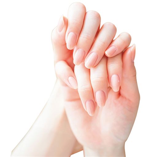 爪の凹凸をなめらかにし、ツヤツヤ爪に!<br>※イメージ